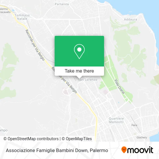 Associazione Famiglie Bambini Down map