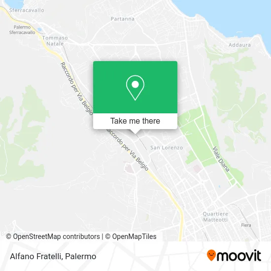 Alfano Fratelli map