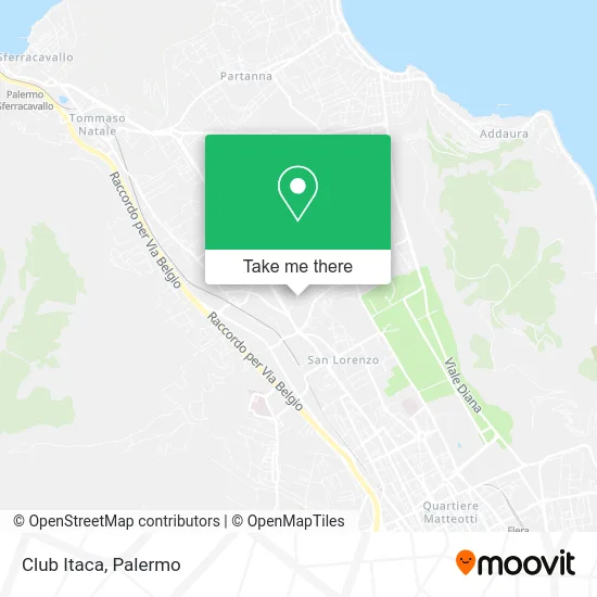 Club Itaca map