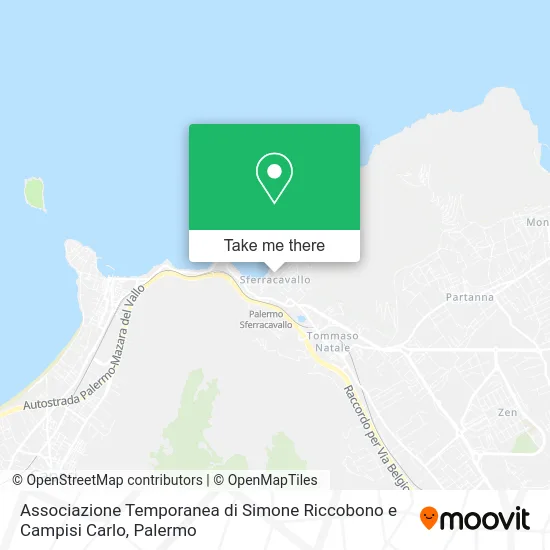 Associazione Temporanea di Simone Riccobono e Campisi Carlo map