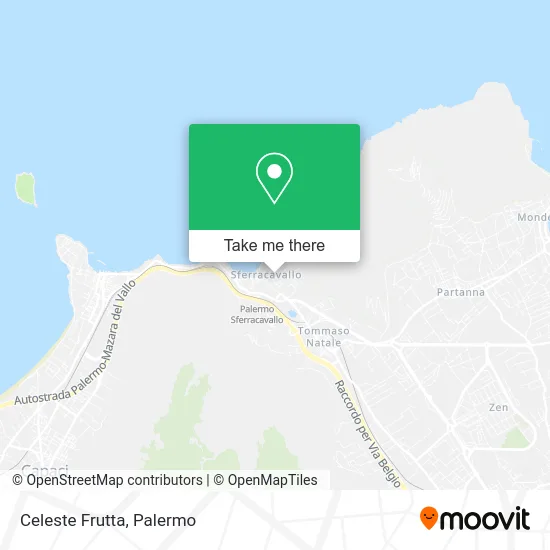Celeste Frutta map