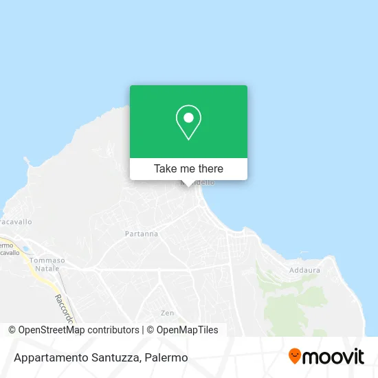 Appartamento Santuzza map
