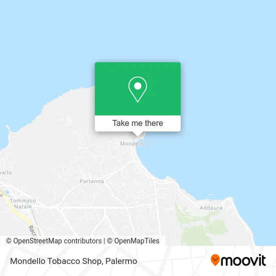 Mondello Tobacco Shop map