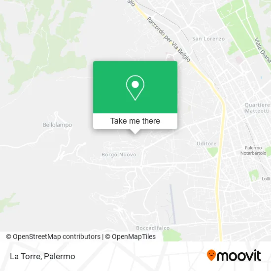 La Torre map