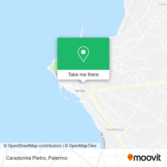 Caradonna Pietro map