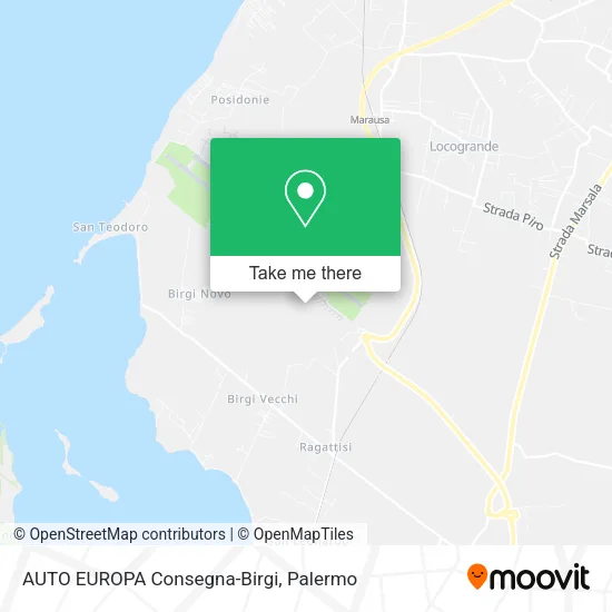 AUTO EUROPA Consegna-Birgi map