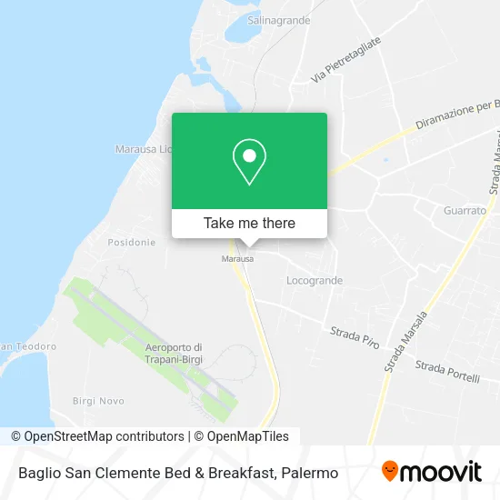 Baglio San Clemente Bed & Breakfast map