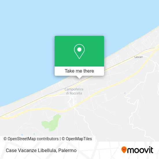 Case Vacanze Libellula map
