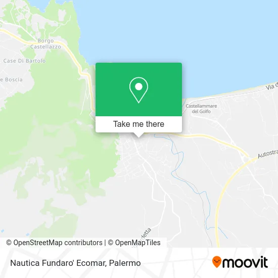 Nautica Fundaro' Ecomar map