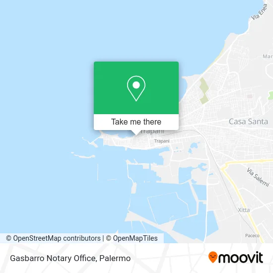 Gasbarro Notary Office map