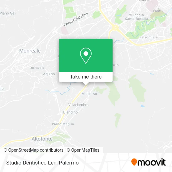 Studio Dentistico Len map