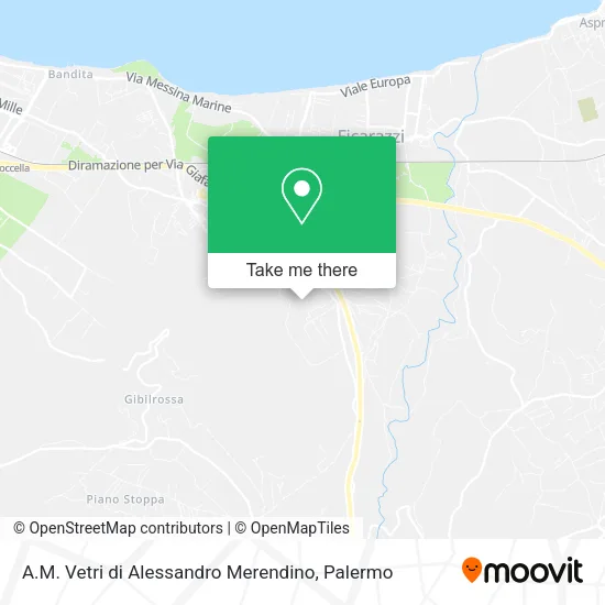 A.M. Vetri di Alessandro Merendino map