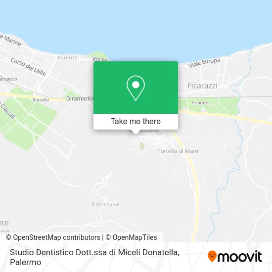 Studio Dentistico Dott.ssa di Miceli Donatella map