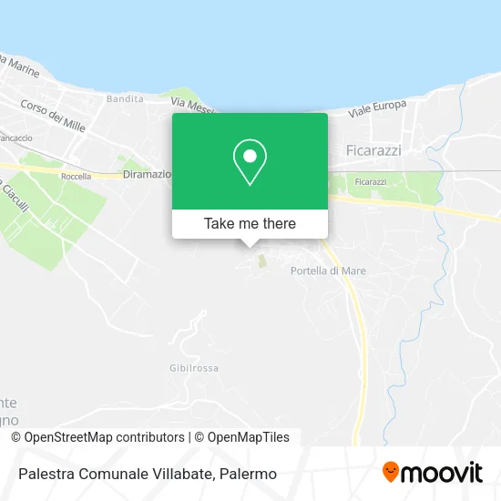 Palestra Comunale Villabate map