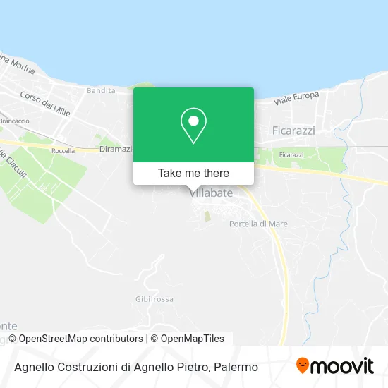 Agnello Costruzioni di Agnello Pietro map
