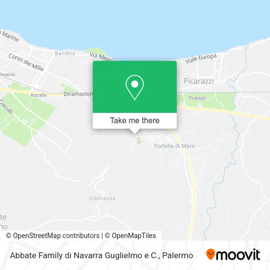 Abbate Family di Navarra Guglielmo e C. map