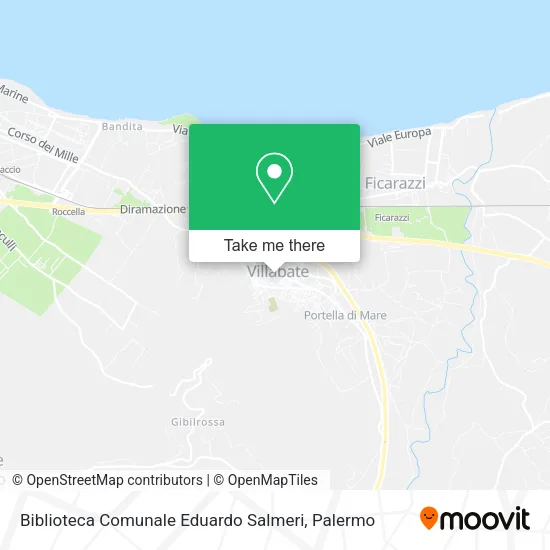 Biblioteca Comunale Eduardo Salmeri map
