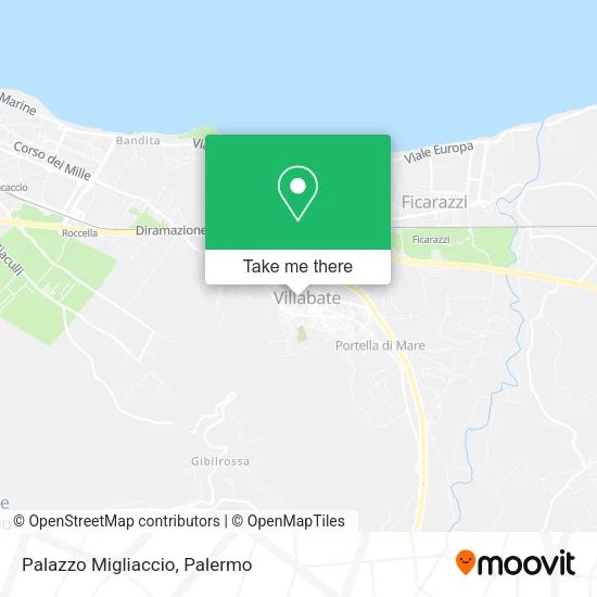 Palazzo Migliaccio map