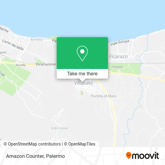 Amazon Counter map