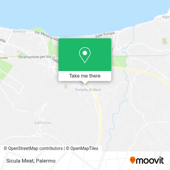 Sicula Meats map