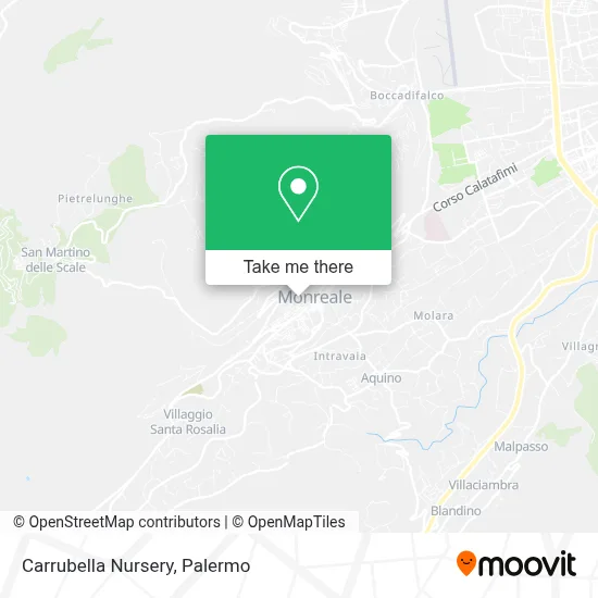 Carrubella Nursery map