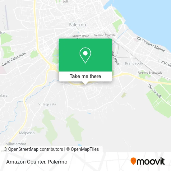 Amazon Counter map