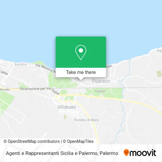 Agenti e Rappresentanti Sicilia e Palermo map