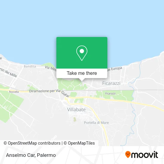 Anselmo Car map