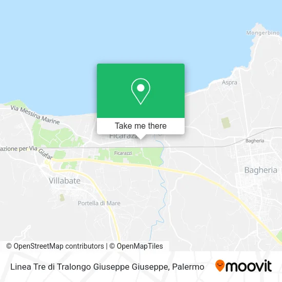 Linea Tre di Tralongo Giuseppe Giuseppe map