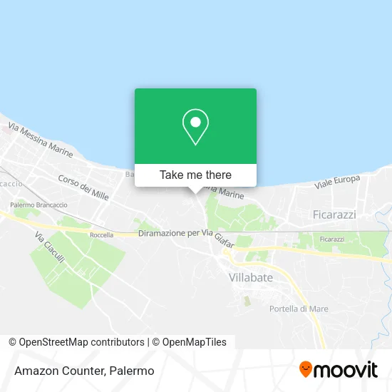 Amazon Counter map