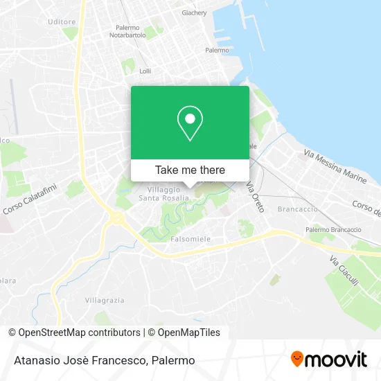 Atanasio Josè Francesco map