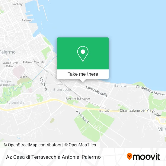 Az Casa di Terravecchia Antonia map
