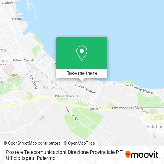 Provincial Post and Telecommunications Directorate Inspectorate Office map