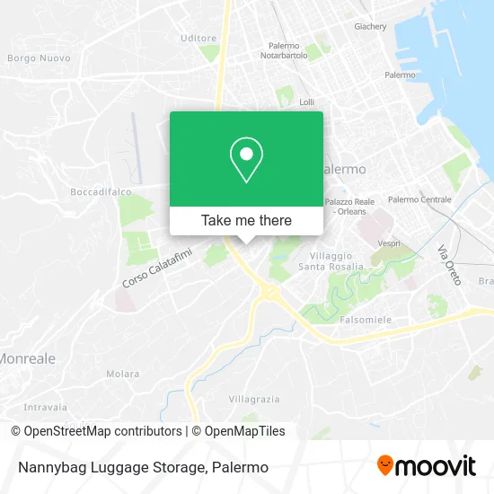 Nannybag Luggage Storage map