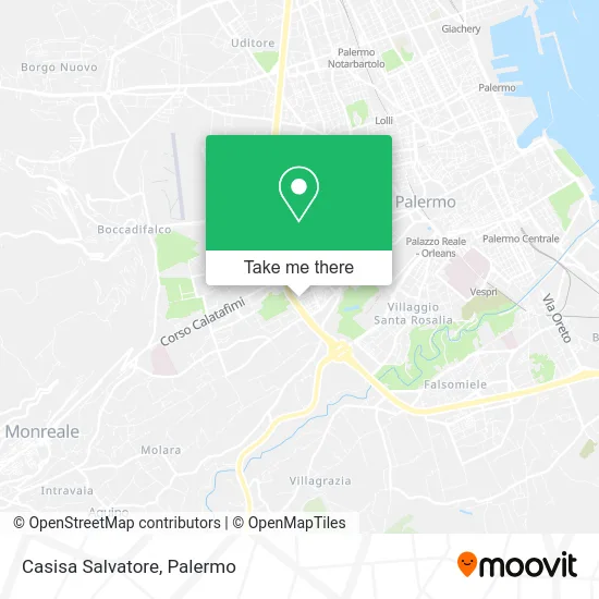Casisa Salvatore map