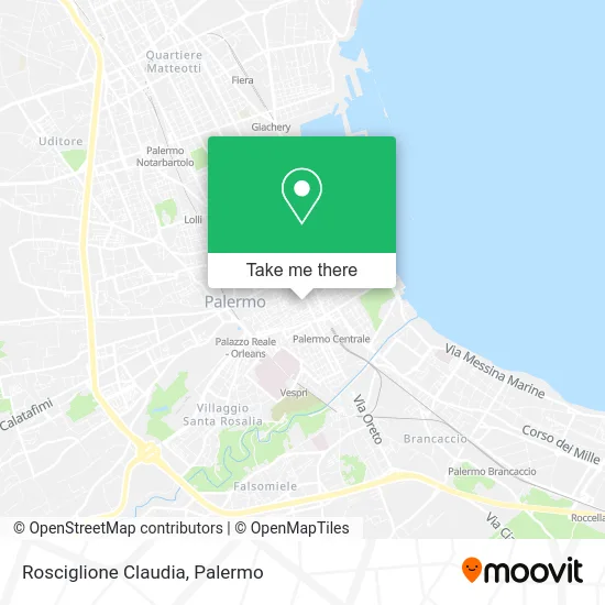 Claudia Rosciglione map