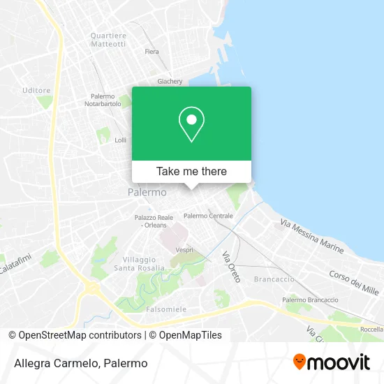 Allegra Carmelo map