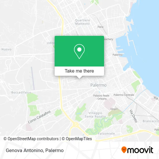 Genova Antonino map