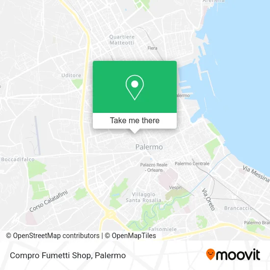 Compro Fumetti Shop map