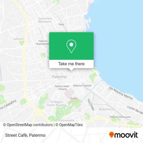 Street Cafè map