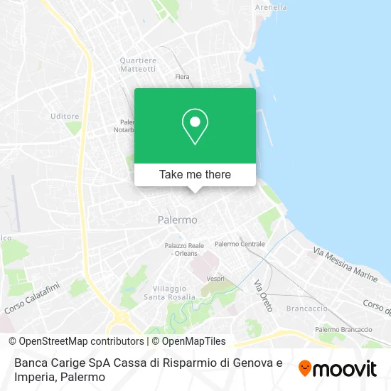 Banca Carige SpA Cassa di Risparmio di Genova e Imperia map