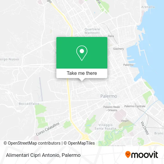 Alimentari Ciprì Antonio map