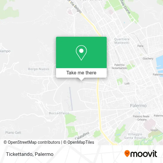 Tickettando map