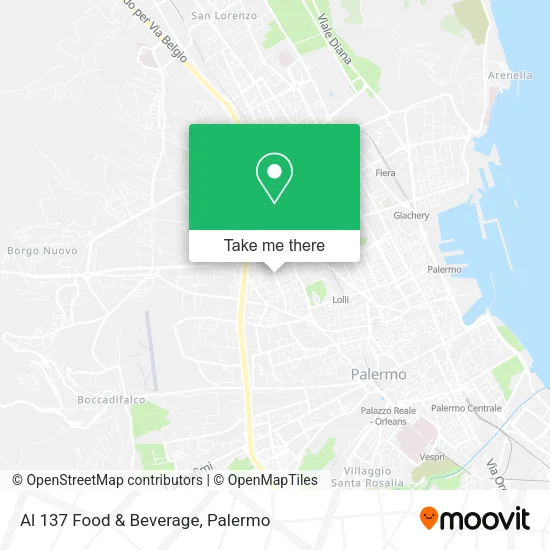 Al 137 Food & Beverage map