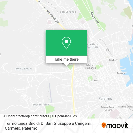 Termo Linea Snc by Di Bari Giuseppe and Cangemi Carmelo map