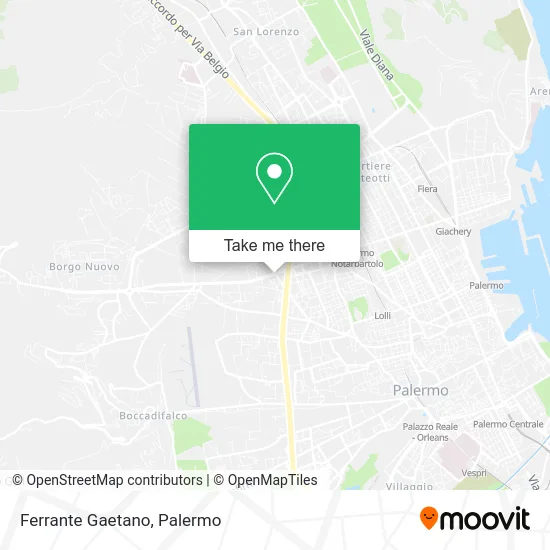 Ferrante Gaetano map