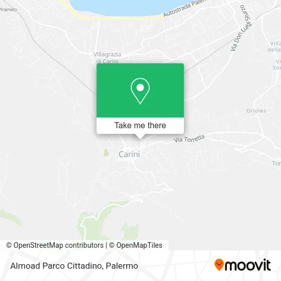 Almoad Parco Cittadino map