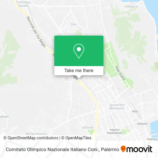 Comitato Olimpico Nazionale Italiano Coni. map
