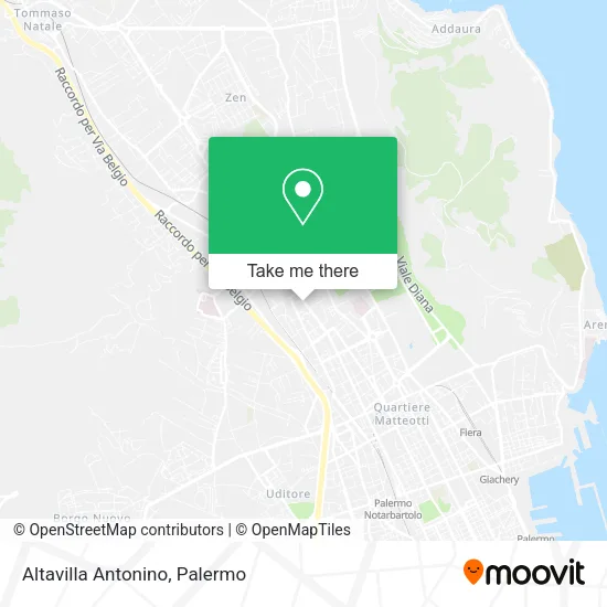 Altavilla Antonino map
