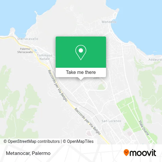 Metanocar map